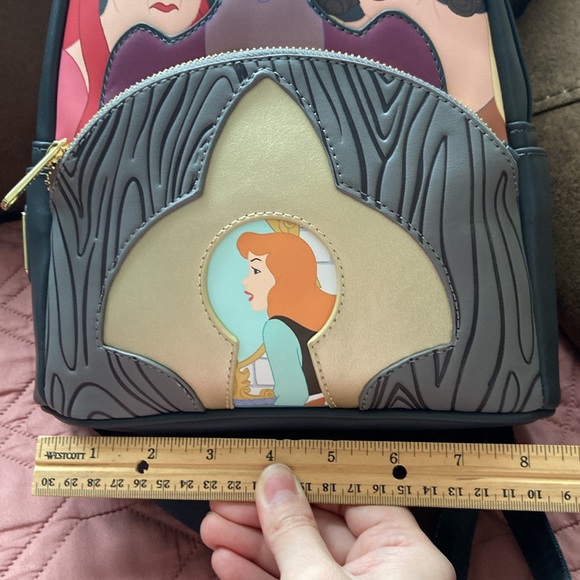 Loungefly Disney Cinderella stepsisters stepmother villains mini backpack - Picture 2 of 9